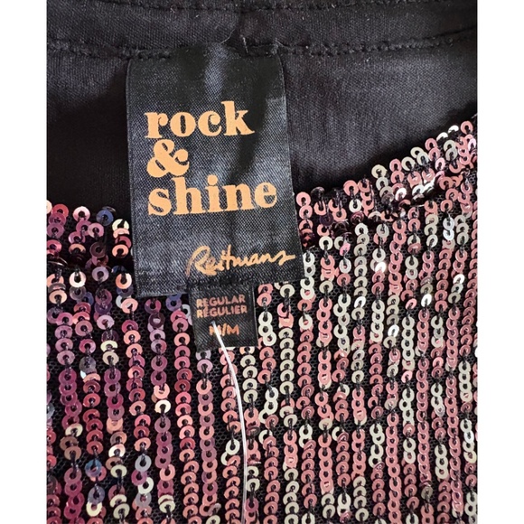 Reitman's Rock & Shine Pink Sequin Shift Dress – Medium (NWT) - Picture 5 of 12